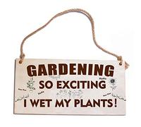 Gardening Gifts Sign for Men Women Funny Garden Ornaments Outdoor Gardeners Novelty Present Xmas Garden Plaque Unusual Plant Gift Naughty For Grandad Birthday Gift under 5 Pounds