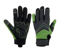 Gardening glove for Men and Women, Thorn Proof & Puncture Resistant Working Gloves, Safety Work and Weeding, Planting Gifts for Women, with Touchscreen (Green, L)