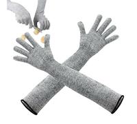 Gardening Gloves Long - Long Sleeve Garden Work Gloves for Pruning,Heavy Duty Work Mitt for Weeding Cutting Outdoor Men Planting Pulling Trimming Vegetable Harvesting