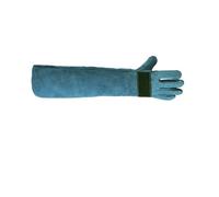 Gardening Gloves Long Thorn Proof Working Mitten Breathable Leather Garden Gloves Protection(Color2-60cm)