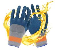 Gardening Gloves - Thorn Guard Mitts, Rubber Protective Gear | Puncture-Resistant Waterproof Hand Tools for Yard Care, Raking, Planting, Weeding, Digging, Farming, Landscaping, Outdoor Maintenance