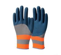 Gardening Gloves with Natural Rubber Coating for Anti-Slip Grip | Breathable Nylon Work Gloves for Men Women | for Gardening DIY Construction Car