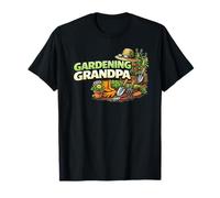 Gardening Grandpa Funny Gardener Plant Lover Design T-Shirt