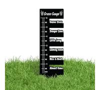 Gardening Grass Measure - Lawn Yard Gauge, Stainless Ruler Tool | Precision Turf Measuring Device, Landscaping Instrument for Yard Maintenance, Plant Growth Monitoring and Outdoor Measurement