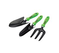 Draper Tools 83972 3 Piece Garden Hand Tool Set - Trowel Fork Transplanter