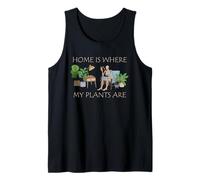 Gardening Houseplant Skeleton Home Decor Plant Lover Art Tank Top