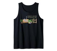 Gardening Houseplant Skeleton Home Decor Plant Lover Art Tank Top