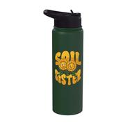 Gardening Humor - Soil Sister Sunflower Stainless Steel Insulated Water Bottle