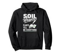 Gardening Humor Soil Whisperer Quote for Vegetable Gardeners Pullover Hoodie