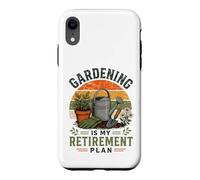Gardening Is My Retirement Plan Vintage Garden Lover Case for iPhone XR