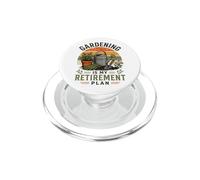 Gardening Is My Retirement Plan Vintage Garden Lover PopSockets PopGrip for MagSafe