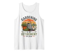 Gardening is My Retirement Plan Vintage Garden Lover Tank Top