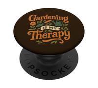 Gardening is My Therapy Colorful Plant and Flower Art PopSockets Adhesive PopGrip