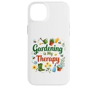 Gardening Is My Therapy Funny Garden Gardener Plants Lover Case for iPhone 14 Plus
