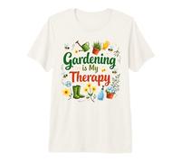 Gardening is My Therapy Funny Garden Gardener Plants Lover Premium T-Shirt
