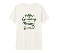 Gardening is My Therapy - Funny Garden Lover Design Premium T-Shirt
