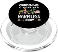 Gardening It Begann As A Harmless Hobby Botanical Garden PopSockets PopGrip for MagSafe