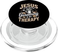 Gardening Jesus Christian Faith Religious PopSockets PopGrip for MagSafe