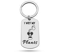 Gardening Keychain Garder Gift Idea Keyring Birthday gift for Fairy Garden Lovers Jewelry Plant Lady Gift Thanksgiving Christmas New Year Present for Women Men Friend Family