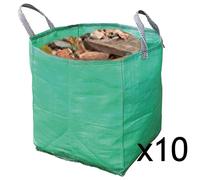 Gardening Leaf Leaves Log Branch Tree Removal Heavy Duty Sacks Woven Bag 120L x 10
