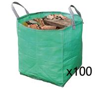 Gardening Leaf Leaves Log Branch Tree Removal Heavy Duty Sacks Woven Bag 120L x 100