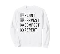 Gardening Life Plant Harvest Compost Repeat Gardener Sweatshirt