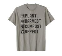 Gardening Life Plant Harvest Compost Repeat Gardener T-Shirt