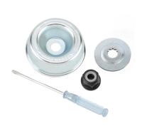 Gardening Machine Lawnmower Blade Adapter Kit-Thrust Washer Rider Plate Collar Nut Maintenance Screwdriver, Blade Adapter Attachment Maintenance Kit Fit for String Trimmers Brush Cutter