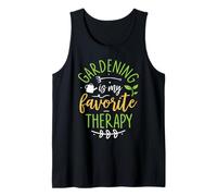 Gardening My Favorite Therapy Plant Lover Gardener Self-care Tank Top