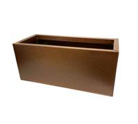Gardening Naturally Aluzinc Trough Garden Planter Bronze Black