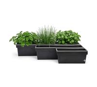 Gardening Naturally Aluzinc Windowsill Planter for Indoor & Outdoor Use - Perfect for Herbs, Flowers & Bulbs with Corrosion Resistance (Small - 40cm)