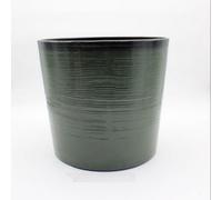 Gardening Naturally Banyan Dark Green Ceramic Effect Plant Pot 40Cm For Indoor And Outdoor Plants