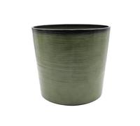 Gardening Naturally Banyan Light Green Ceramic Effect Plant Pot 40Cm For Indoor And Outdoor Plants