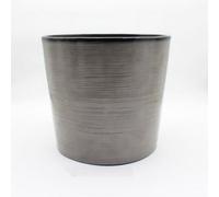 Gardening Naturally Banyan Light Grey Ceramic Effect Plant Pot 40Cm For Indoor And Outdoor Plants