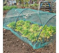 Gardening Naturally Black Hoop Tunnel - No Netting - 1.8M