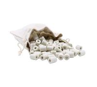 Gardening Naturally Ceramic Pipes For Water Purifying - Grey Pack Of 50