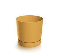 Gardening Naturally Erith Flowerpots - Stylish and Durable Plant Pots for Indoor and Outdoor Use (13cm - Mustard - Pack 3)