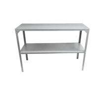 Gardening Naturally Greenhouse Staging Bench Silver