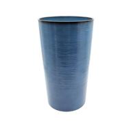 Gardening Naturally Large Outdoor Plant Pot 55cm - Recycled Plastic Ceramic Effect Planter, Frost Proof Lightweight Garden Pot for Patio, Balcony & Indoor Plants - Blue