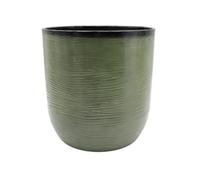Gardening Naturally Light Green Recycled Ceramic Effect Plant Pot 35Cm For Indoor And Outdoor Plants