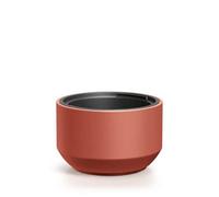 Gardening Naturally Plant Pot Paisley Stylish and Unique Planters for Indoor Plants (Low Pot 30cm - Copper)