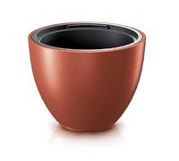 Gardening Naturally Plant Pot Paisley Stylish and Unique Planters for Indoor Plants (Round Pot 47cm - Copper)