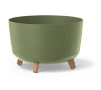 Gardening Naturally Plant Pot Zinnia 100 Recycled Plastic Green 30Cm