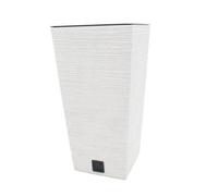 Gardening Naturally Tall Square Plant Pot With Insert For Indoor And Outdoor Plants