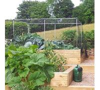 Gardening-Naturally Vegetable Fruit Cages With Green Bird Netting Different (H:0.5 x W:1.2 x L:4.5m)