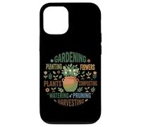 Gardening Plant Mom Green Thumb Typography Word Art Case for iPhone 12/12 Pro