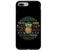 Gardening Plant Mom Green Thumb Typography Word Art Case for iPhone 7 Plus/8 Plus