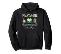 Gardening Plantaholic Plant Lover Definition Quote Art Pullover Hoodie