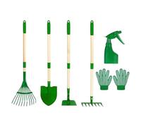 Gardening Set for Gardening Tools with Wooden Handle | Ideal for Small Gardeners from 3 Years Old - Boys and Girls Outdoors Garden Lawn Park Beach Sand Land