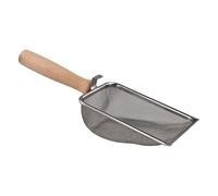 Gardening Shovel Sieve Set Wooden Handle Soil Sifter Tool | This stainless steel soil sifter set with a wooden handle helps you prepare nutrient-rich compost and potting mix.